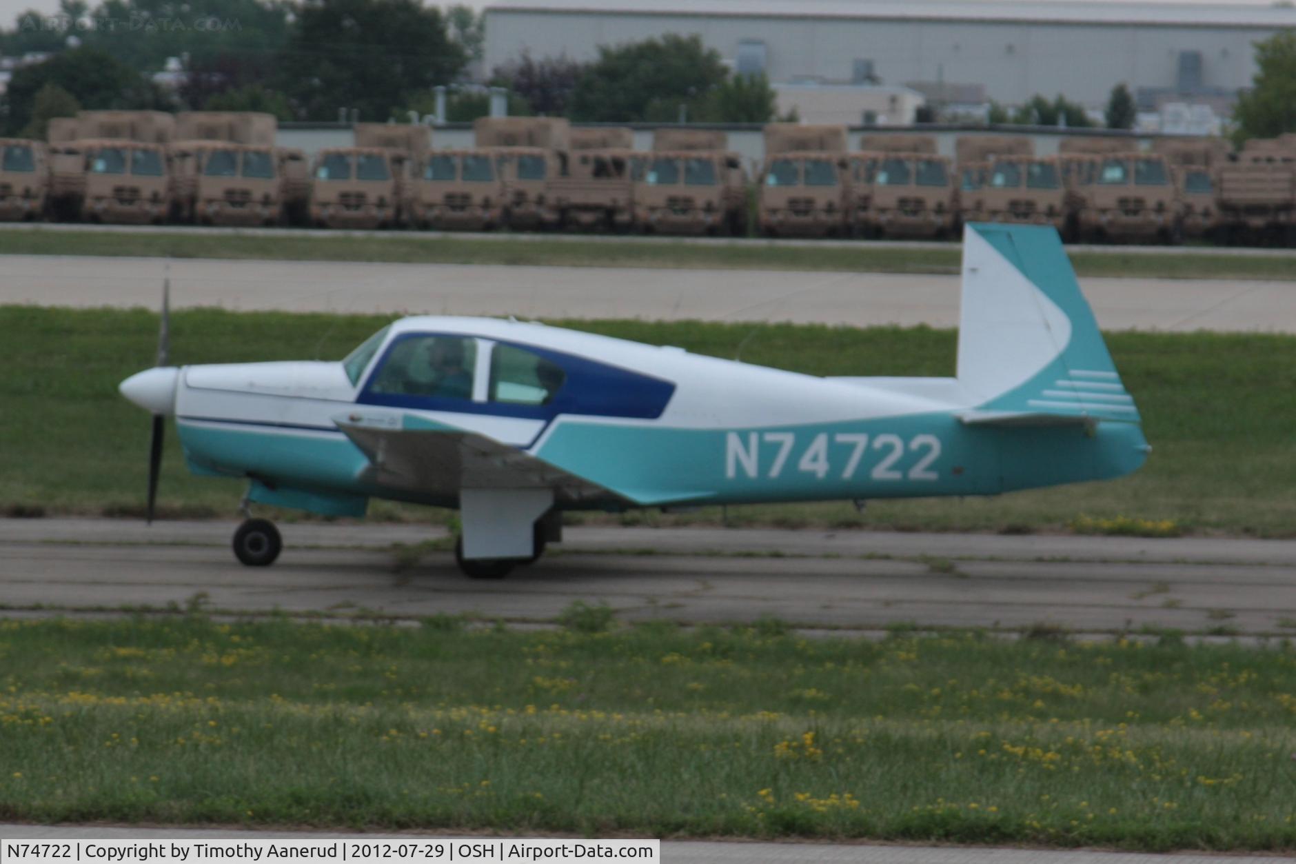 N74722, 1961 Mooney M20B Mark 21 C/N 1722, 1961 Mooney M20B, c/n: 1722