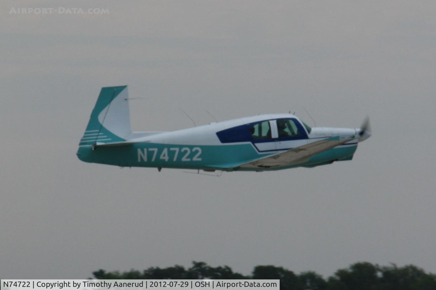 N74722, 1961 Mooney M20B Mark 21 C/N 1722, 1961 Mooney M20B, c/n: 1722