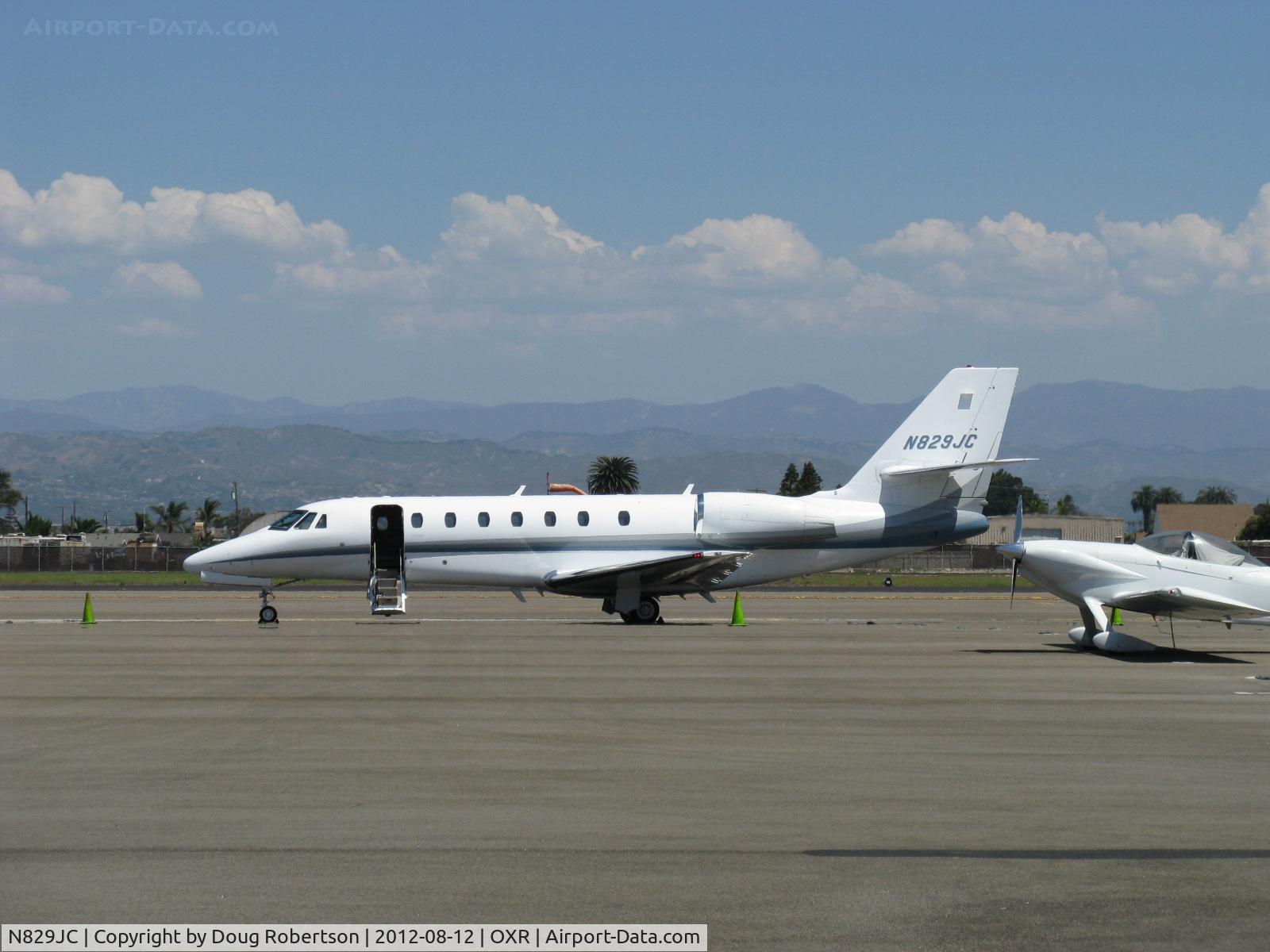 N829JC, 2006 Cessna 680 Citation Sovereign C/N 680-0112, 2006 Cessna 680 CITATION SOVEREIGN, two P&W(C) 306C turbofans with FADEC, 5,770 lb st each flat rated to ISA +15 deg. C. Max cruise 534 mph.