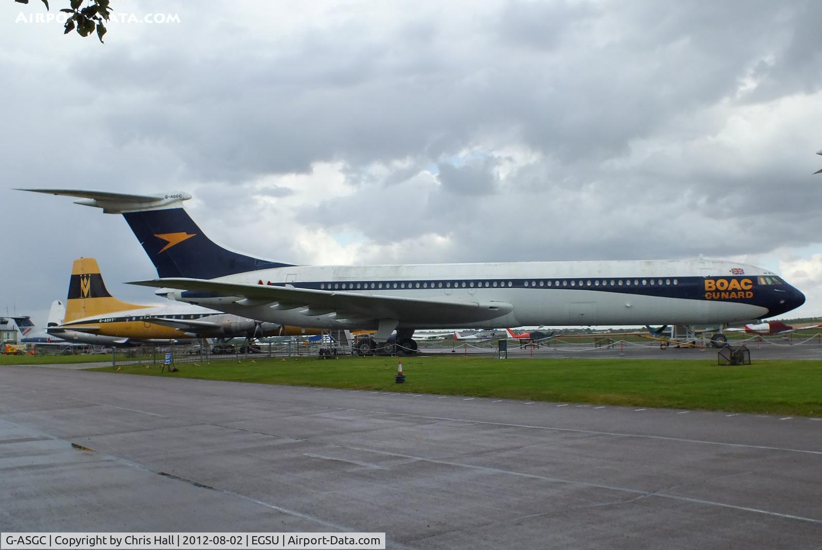 G-ASGC, 1965 BAC Super VC10 Srs 1151 C/N 853, Preserved by the Duxford Aviation Society in BOAC colour scheme