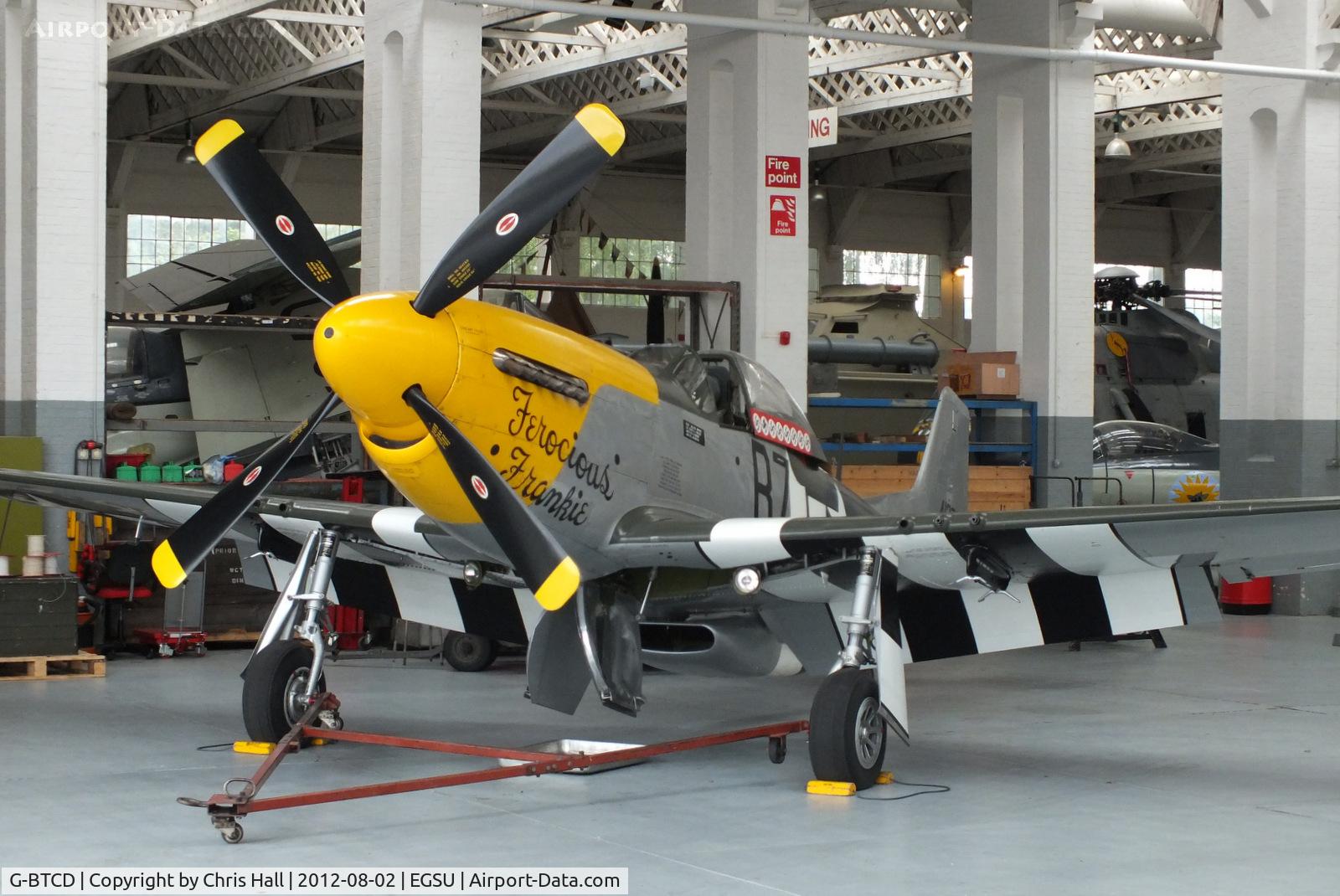 G-BTCD, 1944 North American P-51D Mustang C/N 122-39608, The Old Flying Machine Company P-51D Mustang 