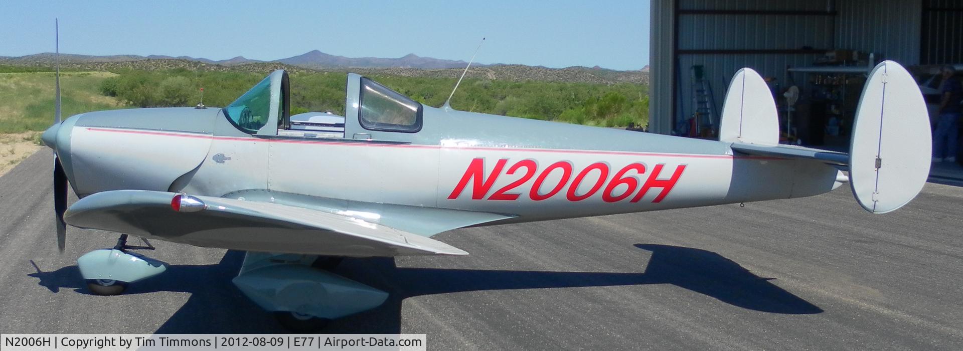 N2006H, 1946 Erco 415C Ercoupe C/N 2629, On the ramp at San Manuel, AZ