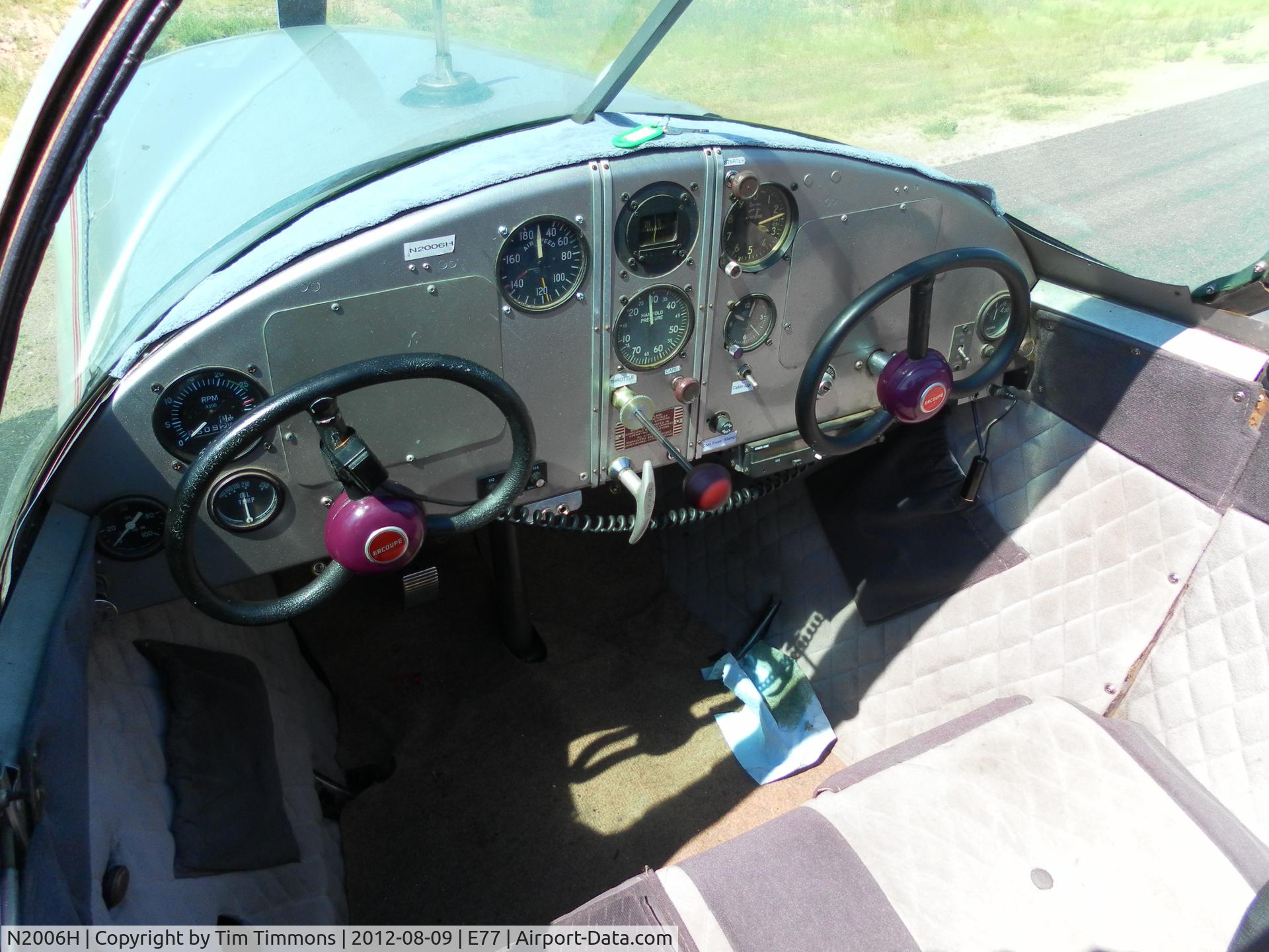 N2006H, 1946 Erco 415C Ercoupe C/N 2629, The front office of N2006H