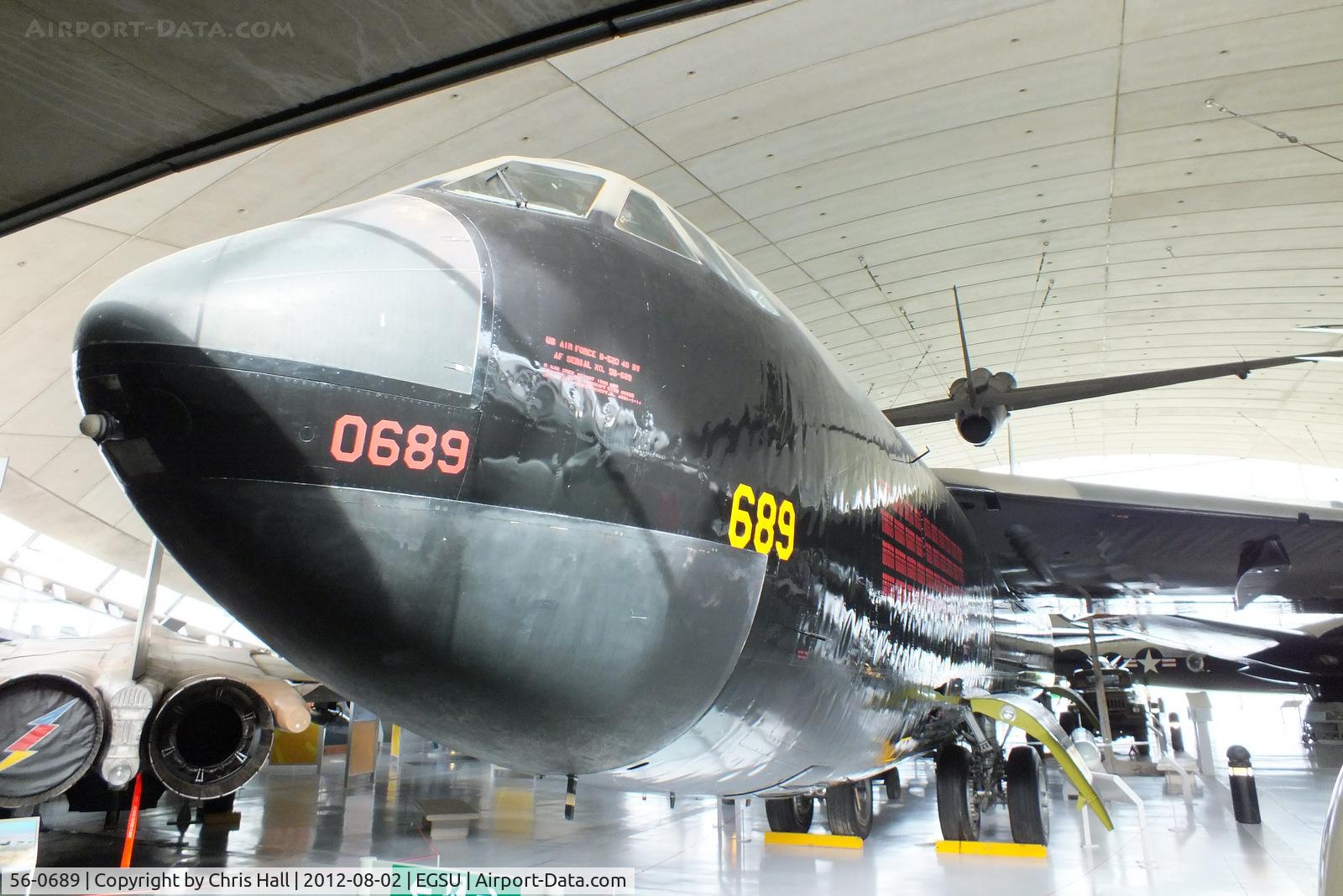 56-0689, 1956 Boeing B-52D Stratofortress C/N 464060, flew into Duxford in October 1983, Preserved in the American Air Museum, Duxford