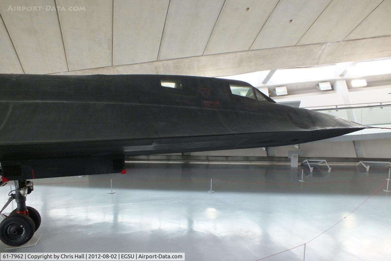 61-7962, 1964 Lockheed SR-71A Blackbird C/N 2013, The only SR-71 on display outside the United States, displayed in the American Air Museum Duxford.