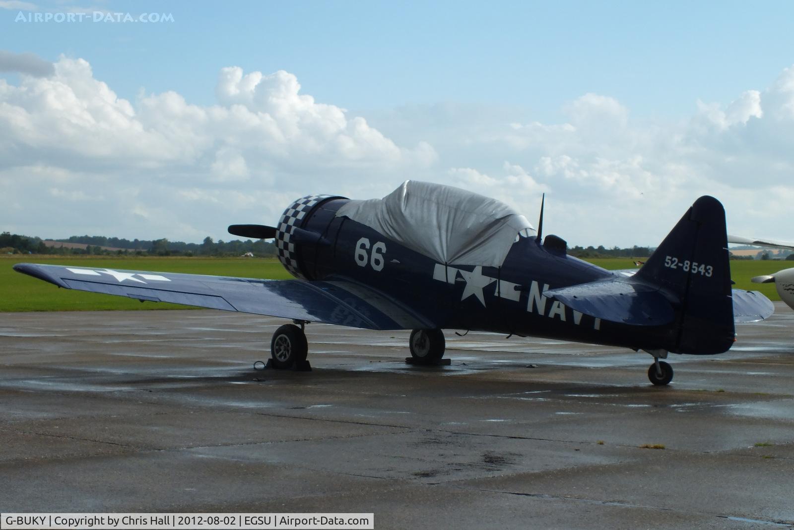 G-BUKY, 1952 Canadian Car & Foundry T-6H Harvard Mk.4M C/N CCF4-464, on the apron at Duxford