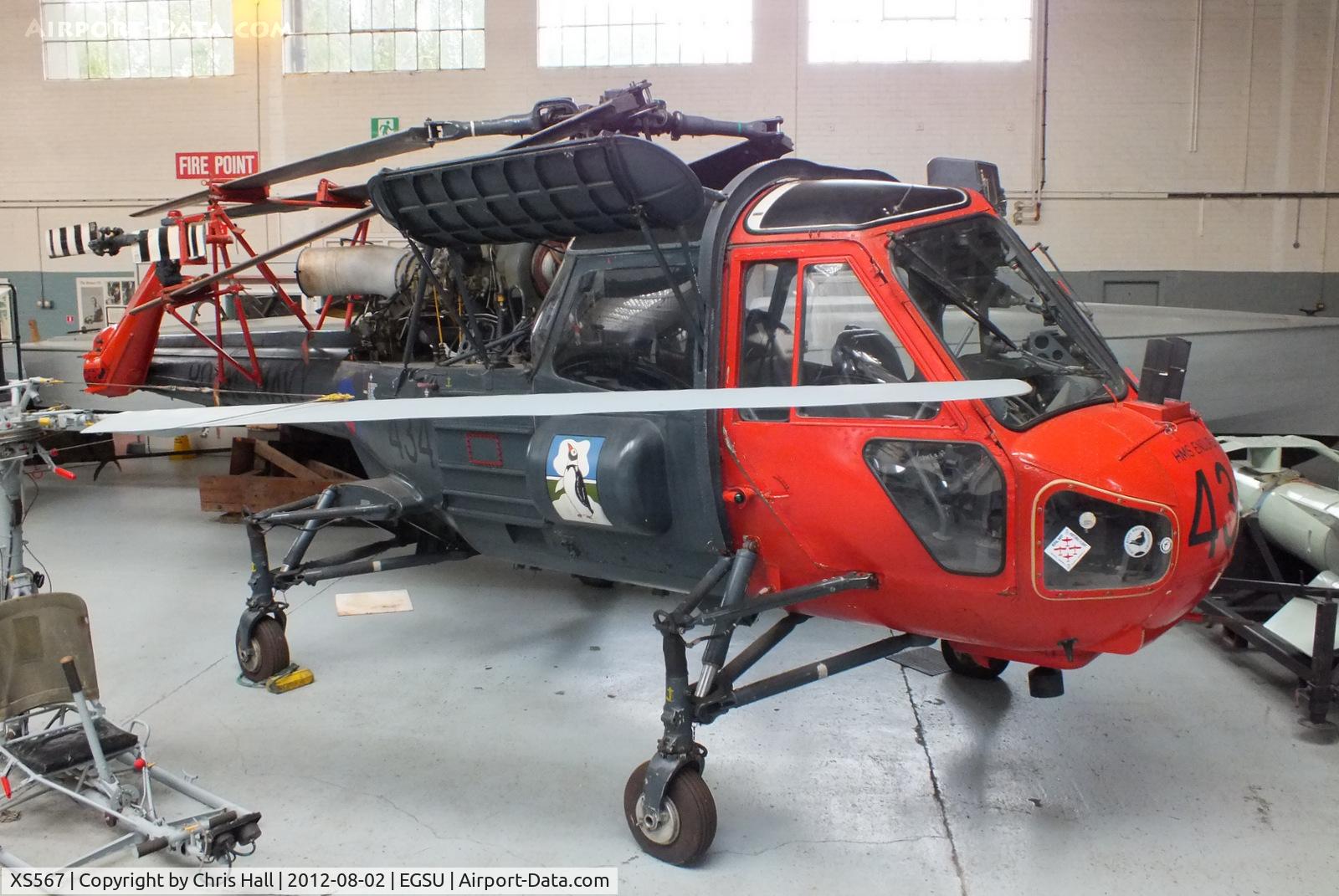 XS567, 1964 Westland Wasp HAS.1 C/N F9578, Served on HMS Endurance from 1976-1982 before being retired, on display in Hangar 5 - The Maritime Collection at the IWM Duxford
