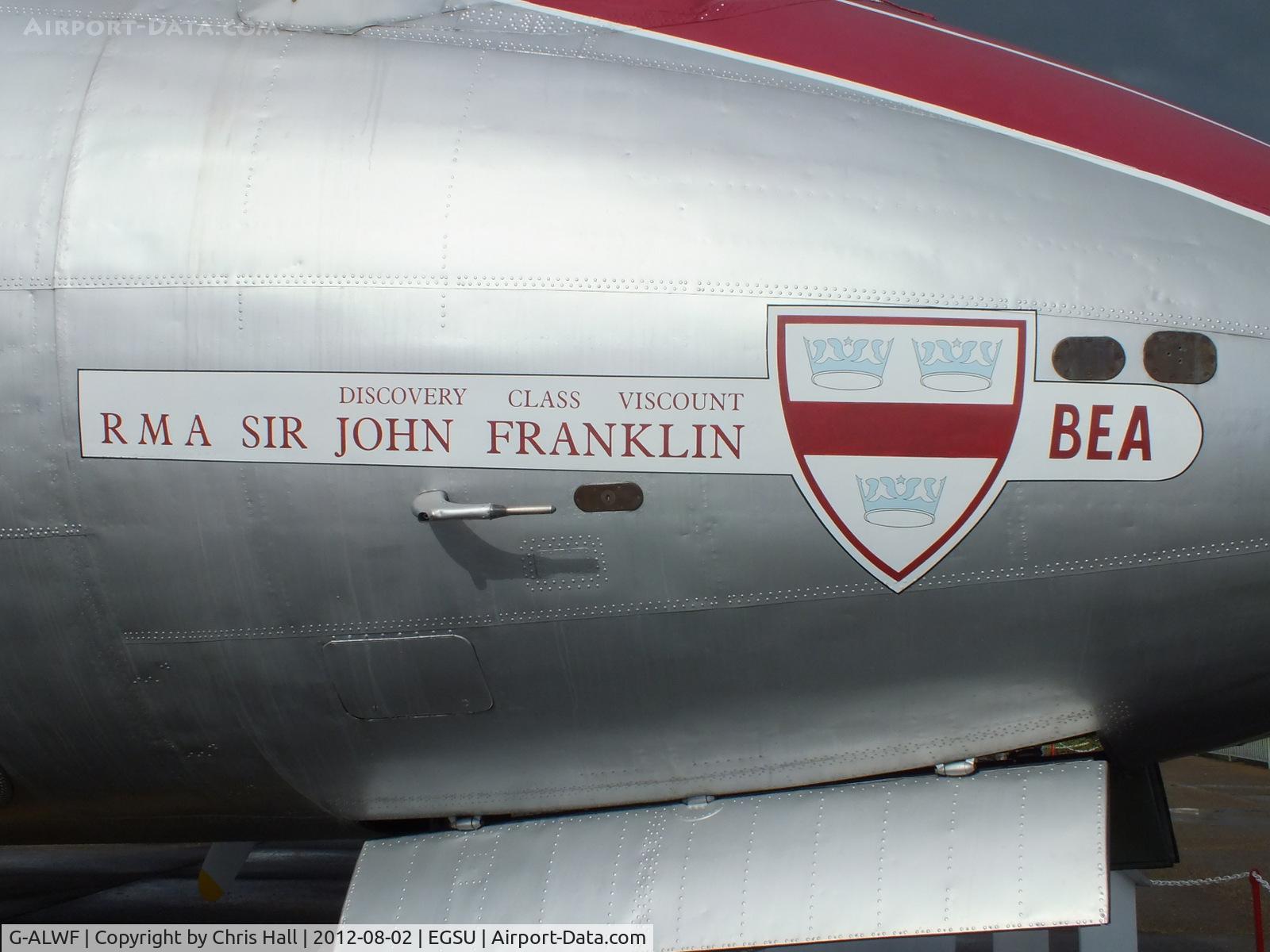 G-ALWF, 1952 Vickers Viscount 701 C/N 005, named after the British Arctic explorer Sir John Franklin