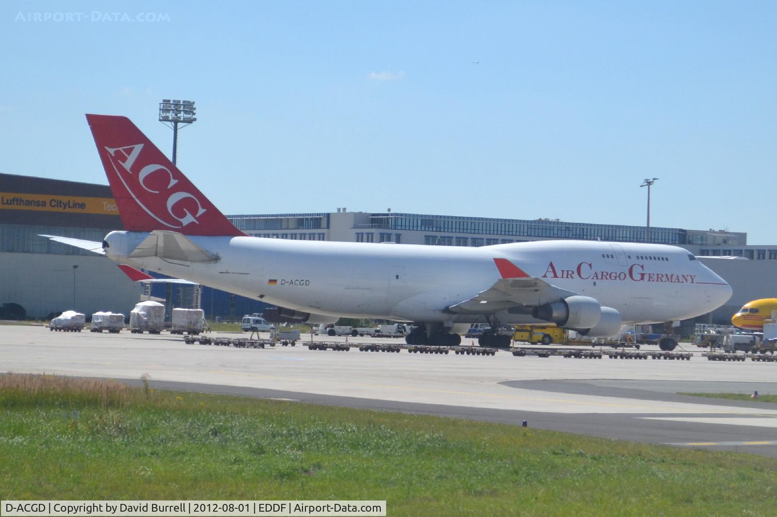 D-ACGD, 1989 Boeing 747-412/BCF C/N 24061, Air Cargo Germany Boeing 747-412