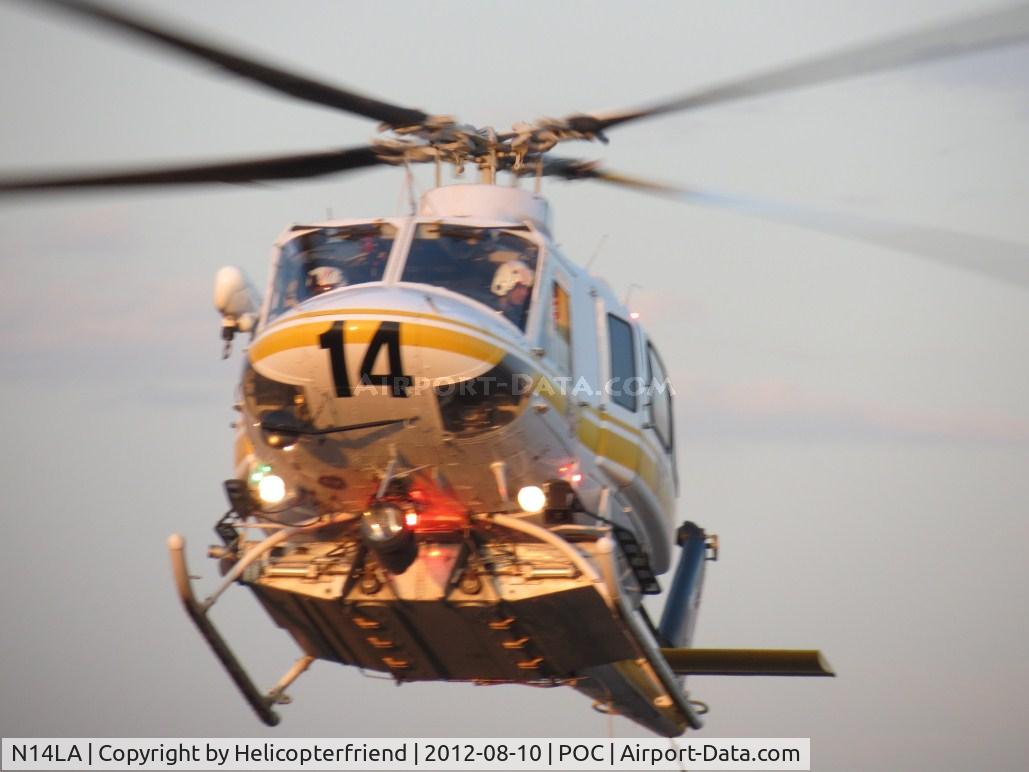N14LA, 2005 Bell 412EP C/N 36393, Not gone very far and was cancelled, crossing active runway enroute landing