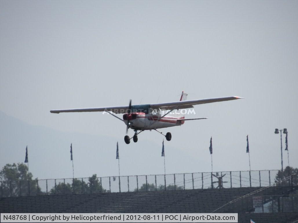 N48768, 1979 Cessna 152 C/N 15283371, On final for 26L