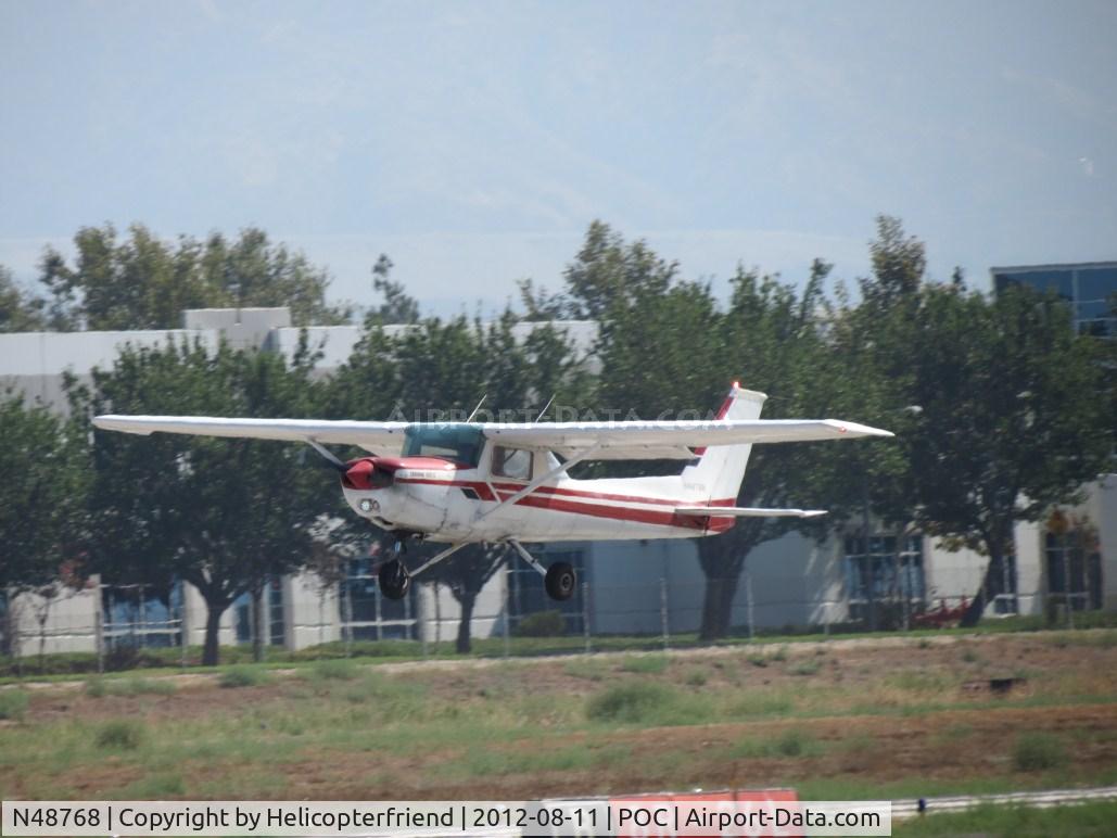 N48768, 1979 Cessna 152 C/N 15283371, Being lifted by a wind current