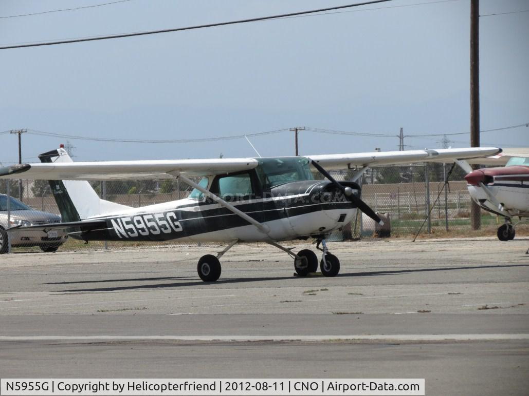 N5955G, 1969 Cessna 150K C/N 15071455, Parked in the northwest area