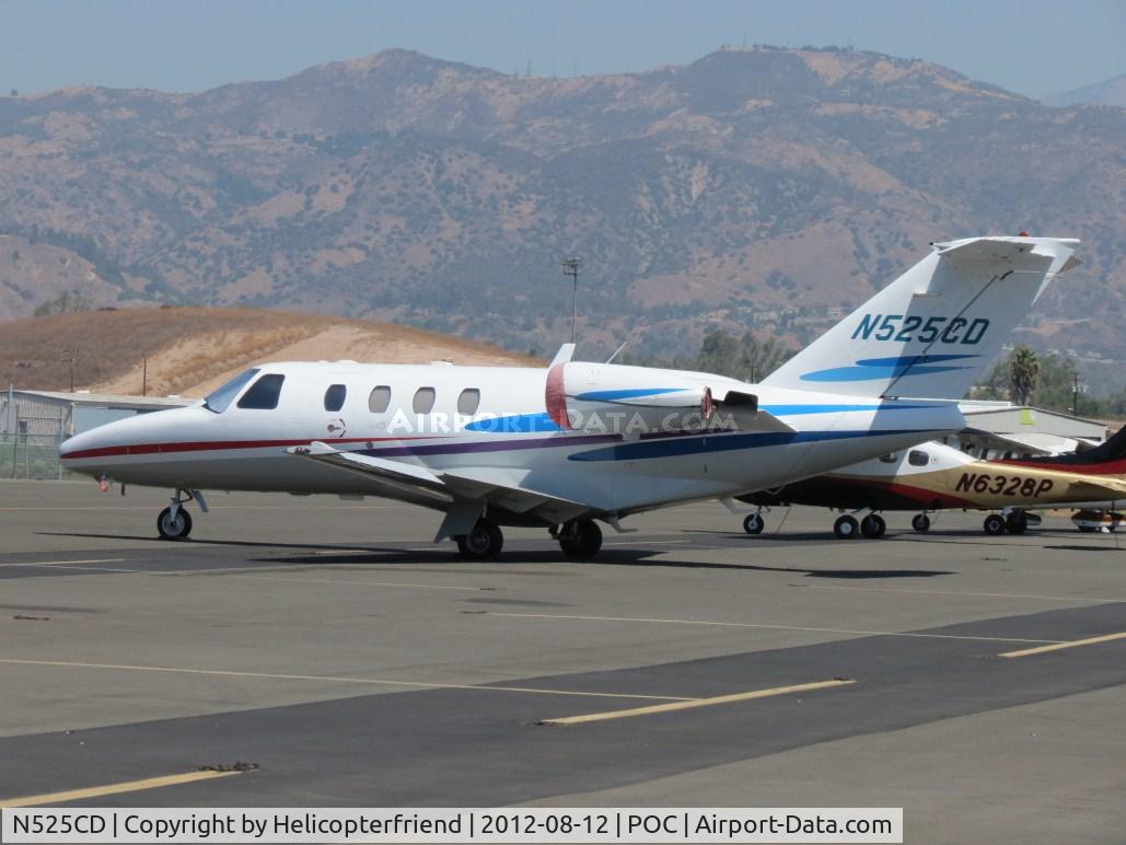 N525CD, 2000 Cessna 525 CitationJet CJ1 C/N 525-0360, Parked in transient parking