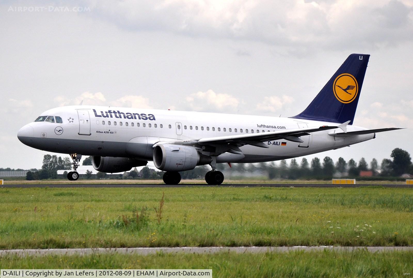 D-AILI, 1997 Airbus A319-114 C/N 651, Lufthansa
