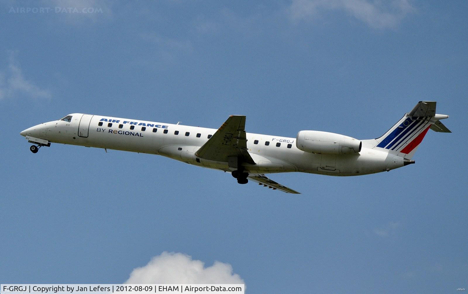 F-GRGJ, 1999 Embraer EMB-145EU (ERJ-145EU) C/N 145297, Air France
