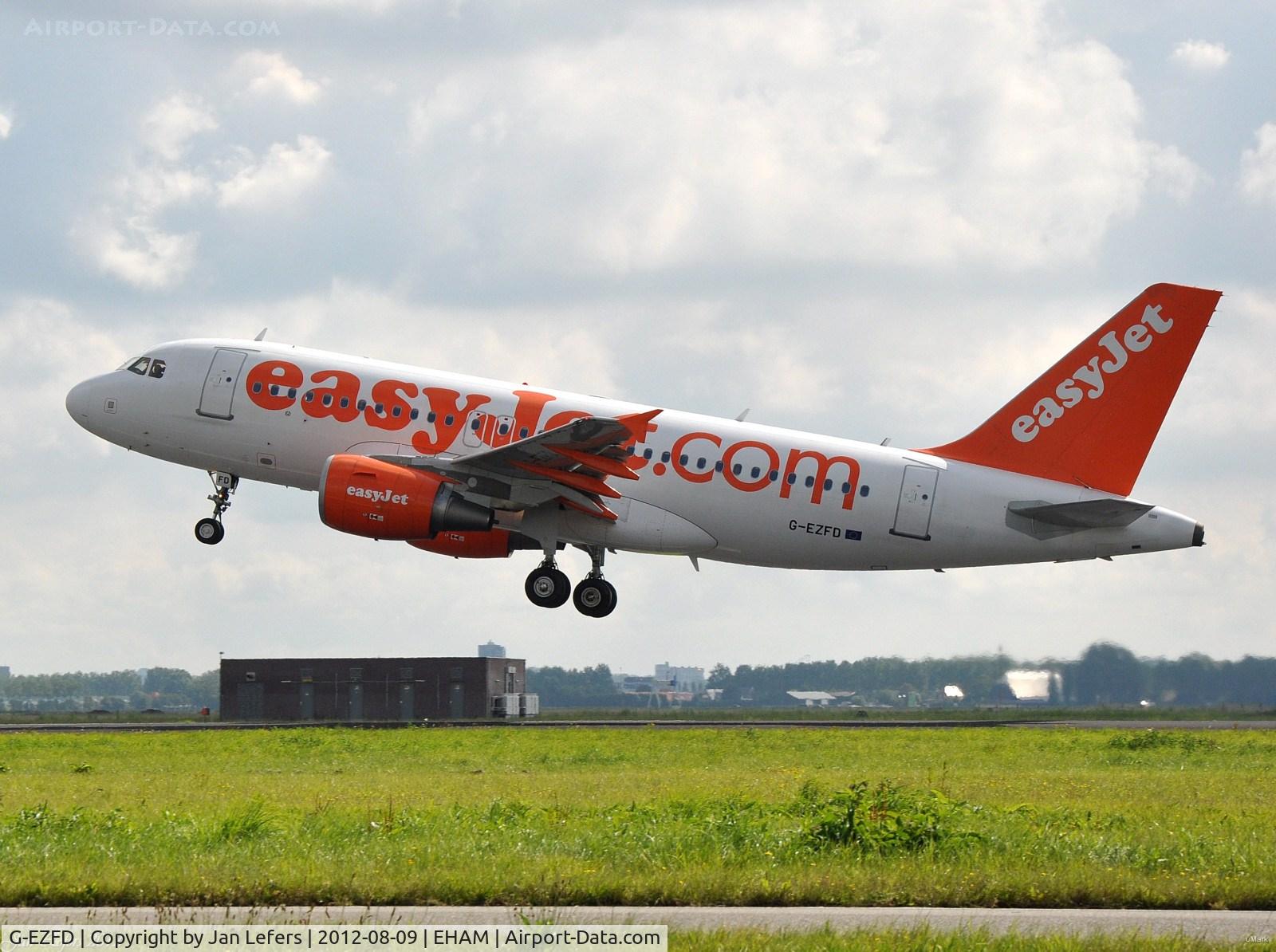 G-EZFD, 2009 Airbus A319-111 C/N 3810, easyJet
