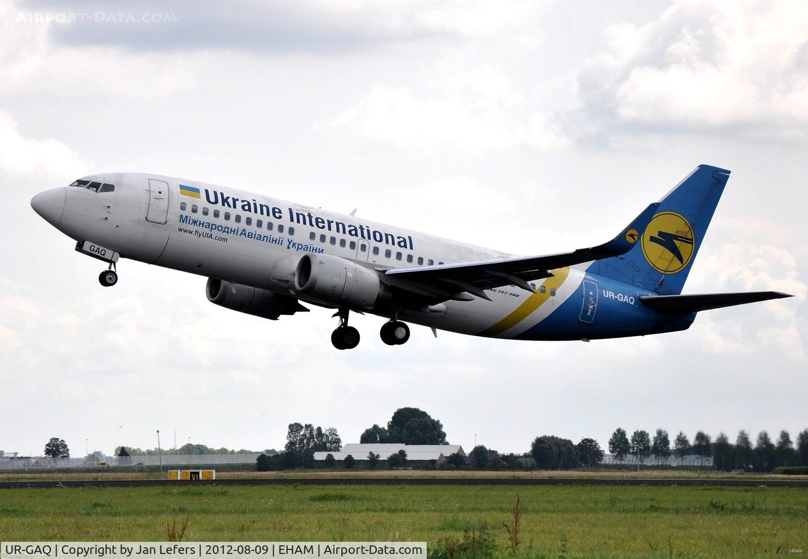 UR-GAQ, 1997 Boeing 737-33R C/N 28869, Ukraine International
