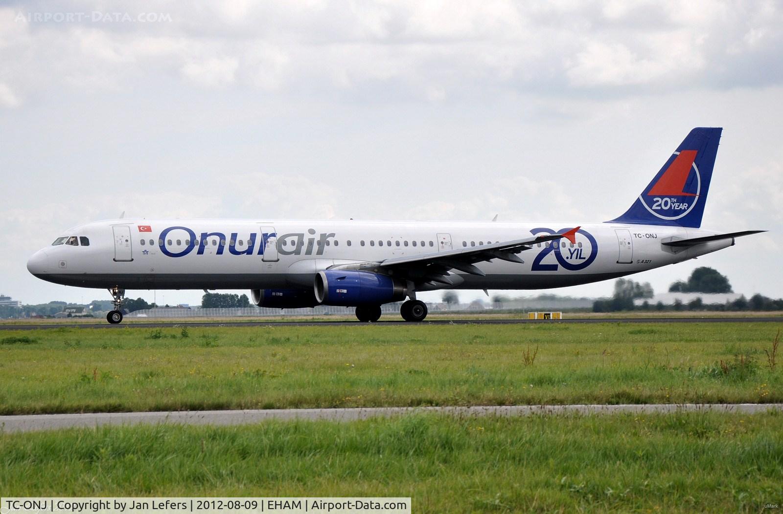 TC-ONJ, 1993 Airbus A321-131 C/N 385, Onur Air