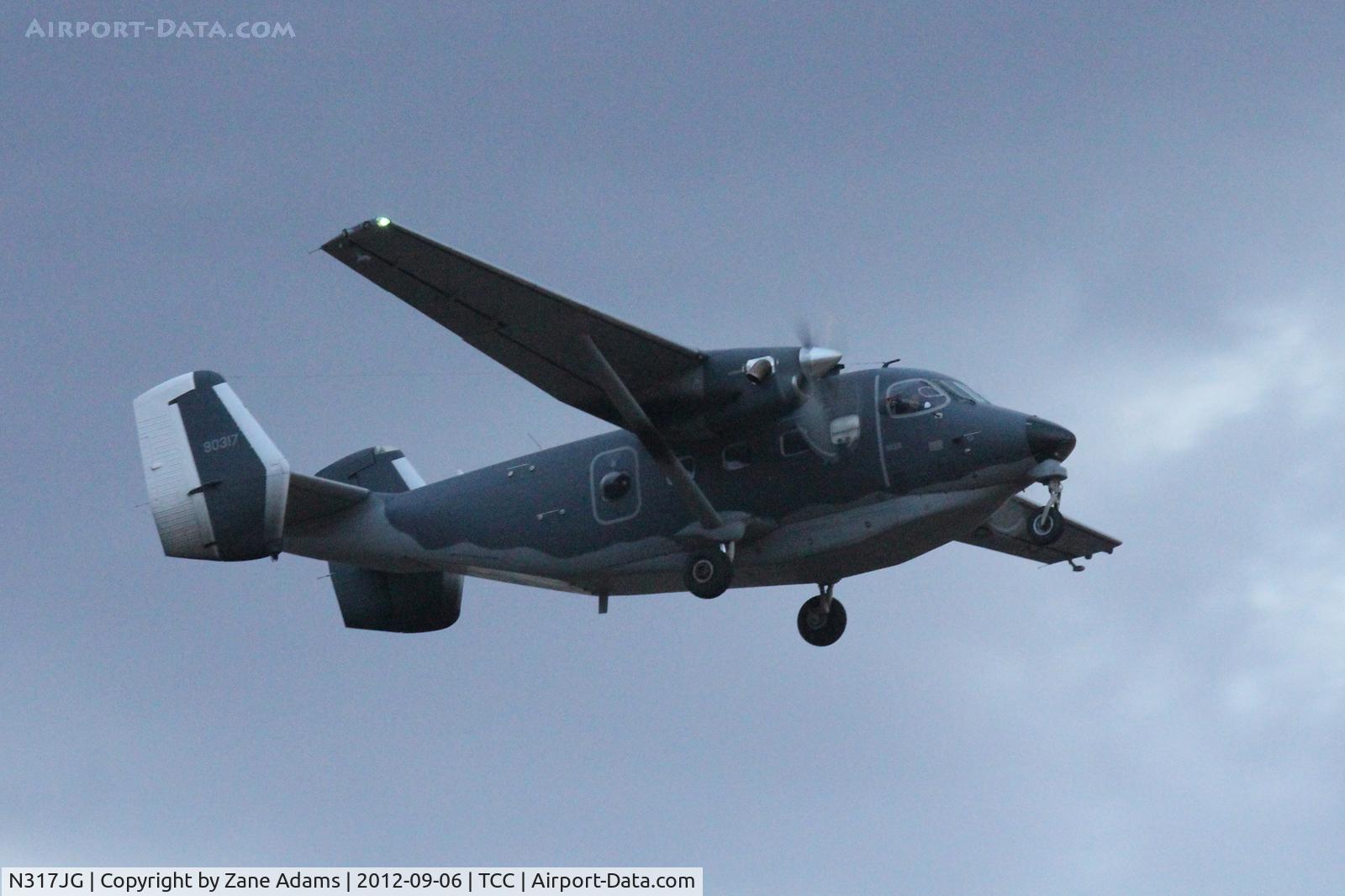 N317JG, PZL-Mielec M-28-05 Skytruck C/N AJE003-17, US Air Force M28 Skytruck at Tucumcari, NM