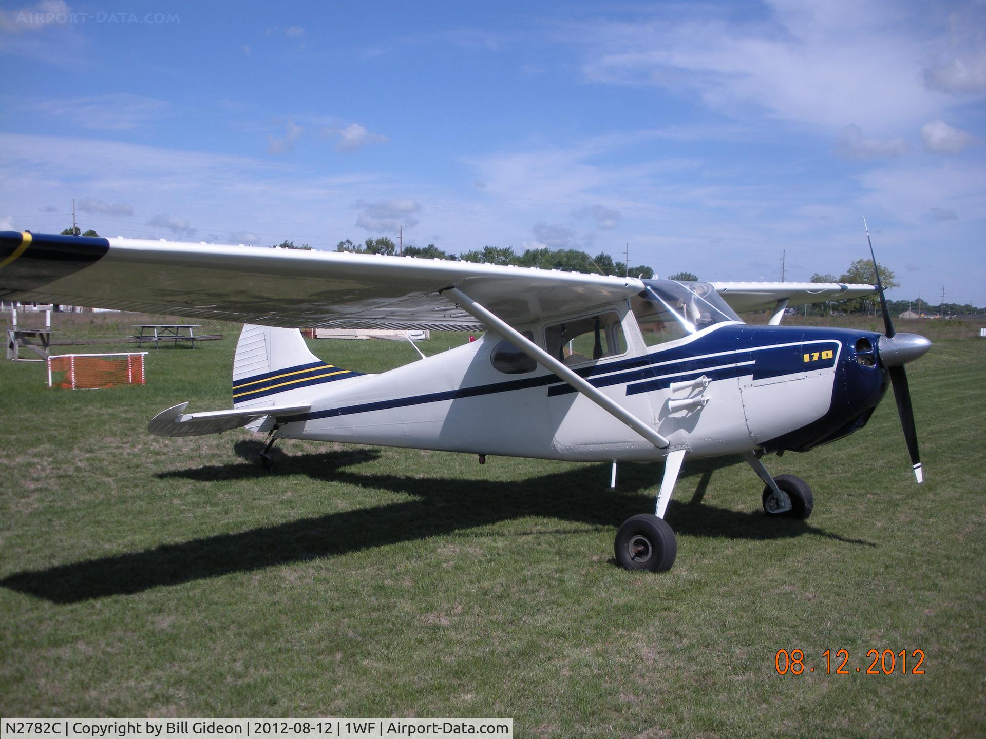 N2782C, 1954 Cessna 170B C/N 26326, Waco Field