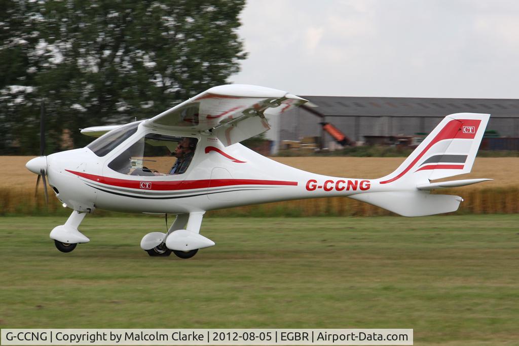 G-CCNG, 2003 Flight Design CT2K C/N 03.06.02.27, Flight Design CT-2K at The Real Aeroplane Club's Summer Madness Fly-In, Breighton Airfield, August 2012.