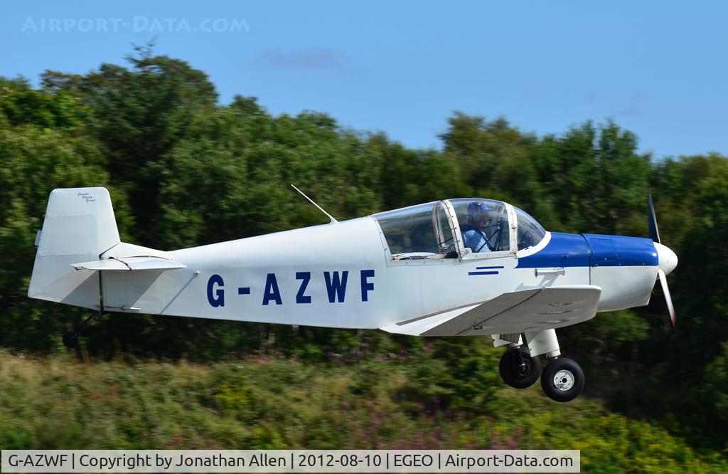 G-AZWF, 1965 SAN Jodel DR-1050 Ambassadeur C/N 130, Landing at Oban Airport (North Connel).
