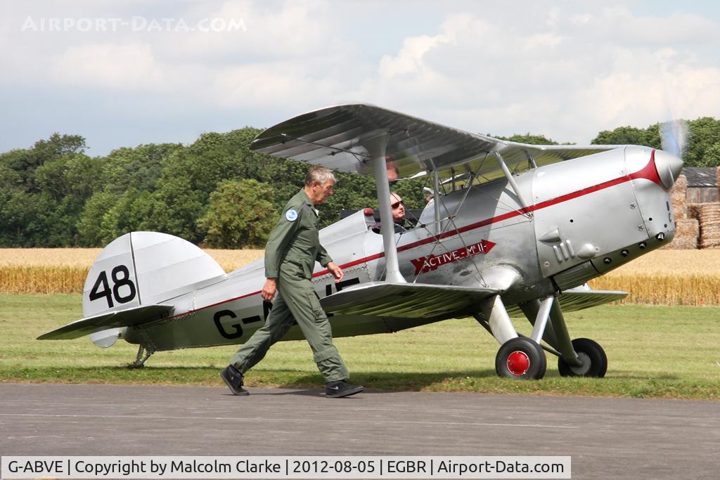 G-ABVE, 1932 Arrow Active 2 C/N 2, Arrow Active 2 at The Real Aeroplane Club's Summer Madness Fly-In, Breighton Airfield, August 2012.