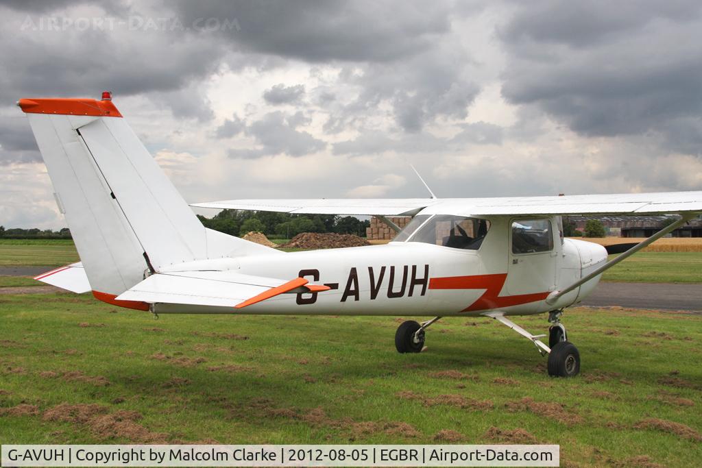 G-AVUH, 1967 Reims F150H C/N 0244, Reims F150H at The Real Aeroplane Club's Summer Madness Fly-In, Breighton Airfield, August 2012.