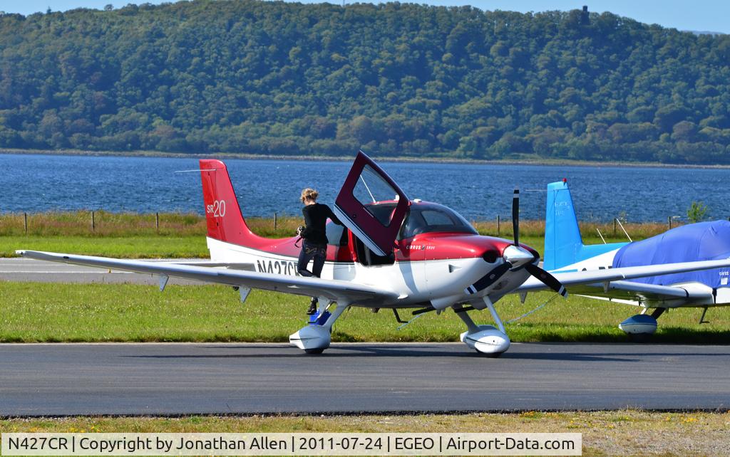 N427CR, Cirrus SR20 C/N 2060, At Oban Airport (North Connel).