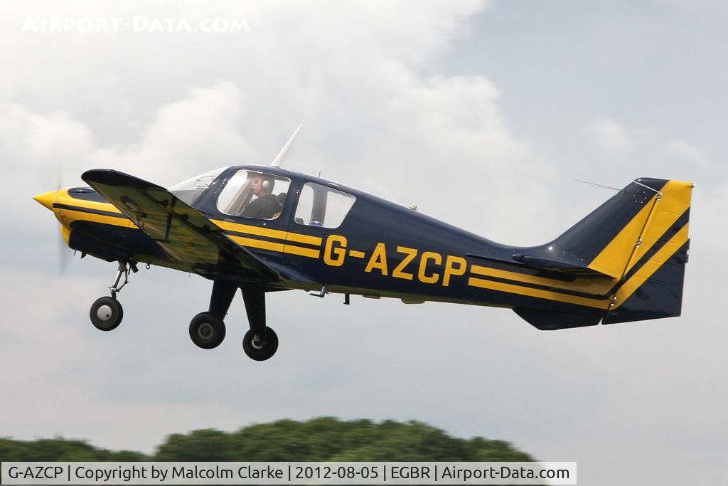 G-AZCP, 1970 Beagle B-121 Pup Series 2 (Pup 150) C/N B121-158, Beagle B-121 Pup 100 at The Real Aeroplane Company's Summer Madness Fly-In, Breighton Airfield, August 2012.