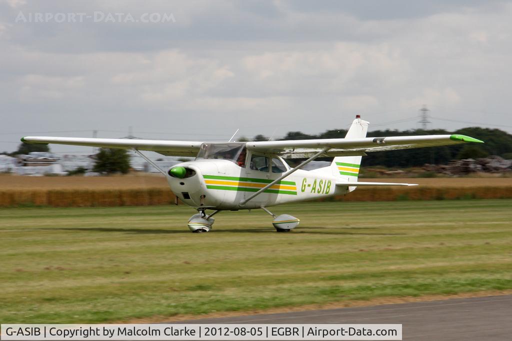 G-ASIB, 1963 Reims Cessna F172D C/N 0006, Reims F172D at The Real Aeroplane Club's Summer Madness Fly-In, Breighton Airfield, August 2012.