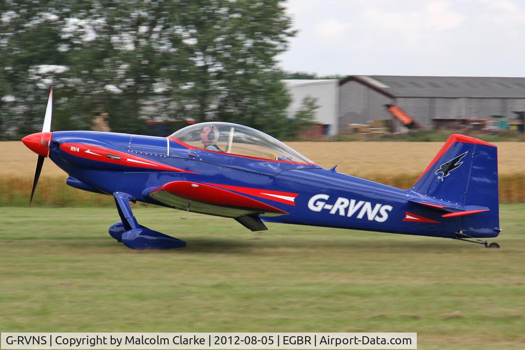 G-RVNS, 2003 Vans RV-4 C/N PFA 181-12443, Vans RV-4 at The Real Aeroplane Company's Summer Madness Fly-In, Breighton Airfield, August 2012.