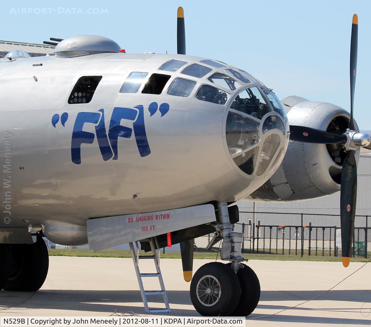 N529B, 1944 Boeing B-29A-60-BN Superfortress C/N 11547, Fifi on the ramp at KDPA