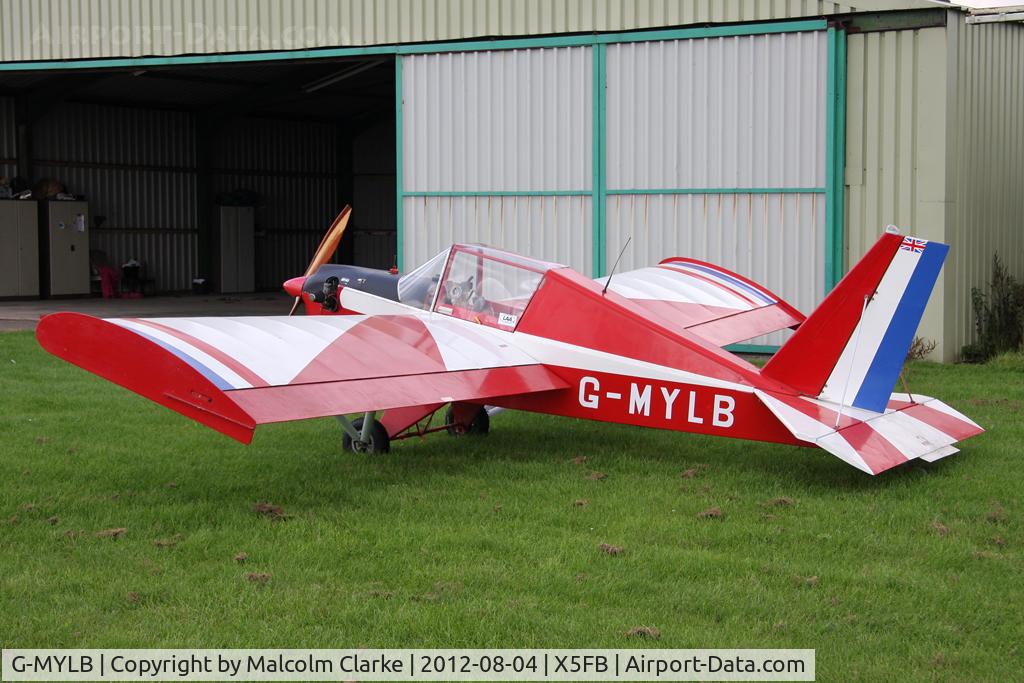 G-MYLB, 1993 Team Mini-Max 91 C/N PFA 186-12419, TeaM Minimax 91, Fishburn Airfield, August 2012.