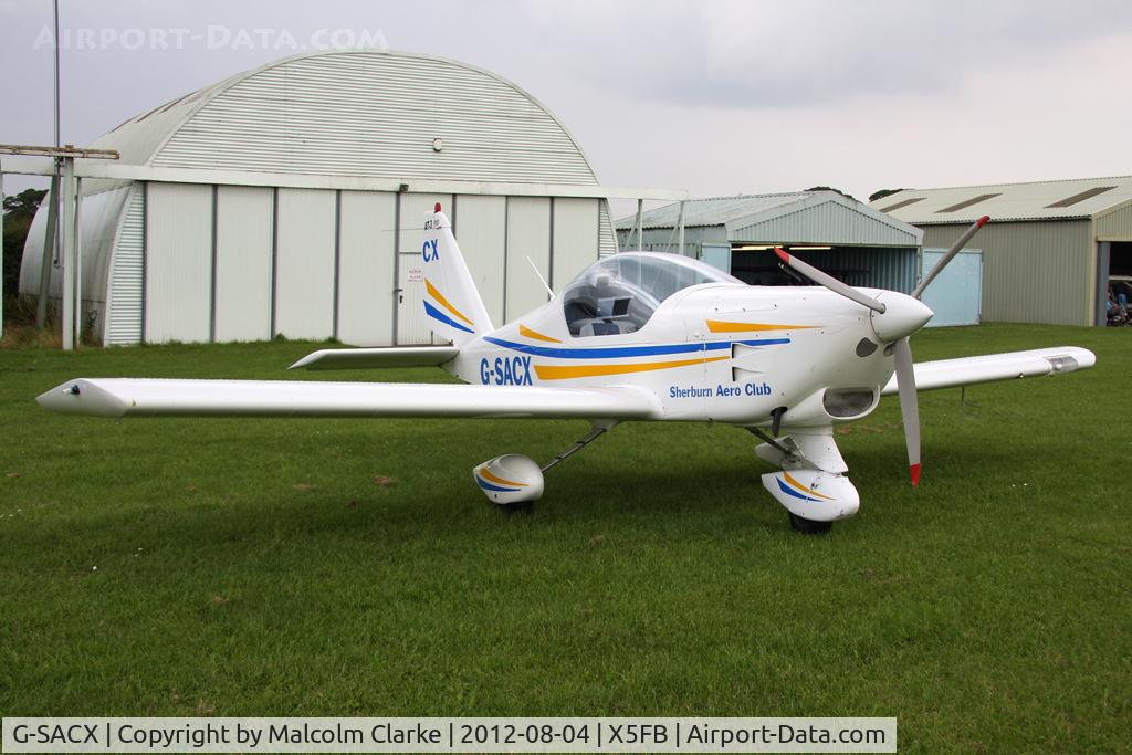G-SACX, 2007 Aero AT-3 R100 C/N AT3-028, Aero AT-3 R100, Fishburn Airfield UK, August 2012.