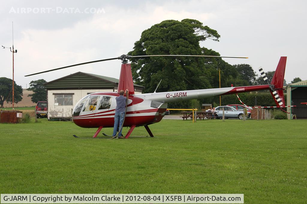 G-JARM, 2006 Robinson R44 Raven I C/N 1620, Robinson R44 Raven, Fishburn Airfield UK, August 2012.