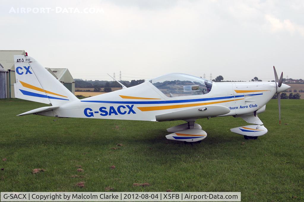 G-SACX, 2007 Aero AT-3 R100 C/N AT3-028, Aero AT-3 R100, Fishburn Airfield UK, August 2012.