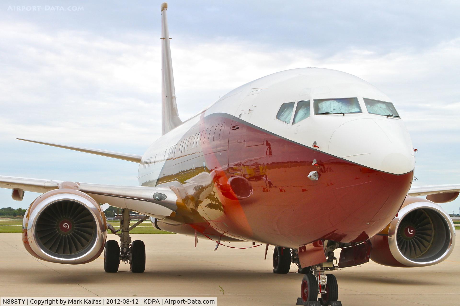 N888TY, 2000 Boeing 737-7AH C/N 29749, Ty Boeing 737-7AH on the ramp at DuPage Airport.