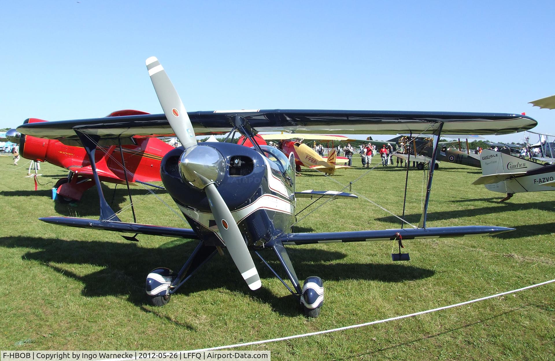 F-HBOB, 1983 Aviat Pitts S-2B Special C/N 5289, Aviat Pitts S-2B at the Meeting Aerien 2012, La-Ferte-Alais