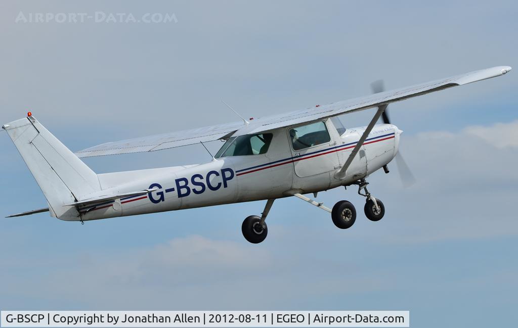 G-BSCP, 1979 Cessna 152 C/N 152-83289, Taking-off from Oban Airport (North Connel).