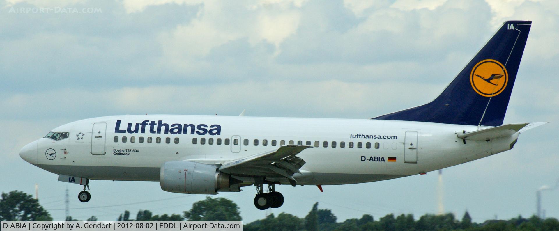 D-ABIA, 1990 Boeing 737-530 C/N 24815, Lufthansa, seen here landing on RWY 23L at Düsseldorf Int´l (EDDL)
