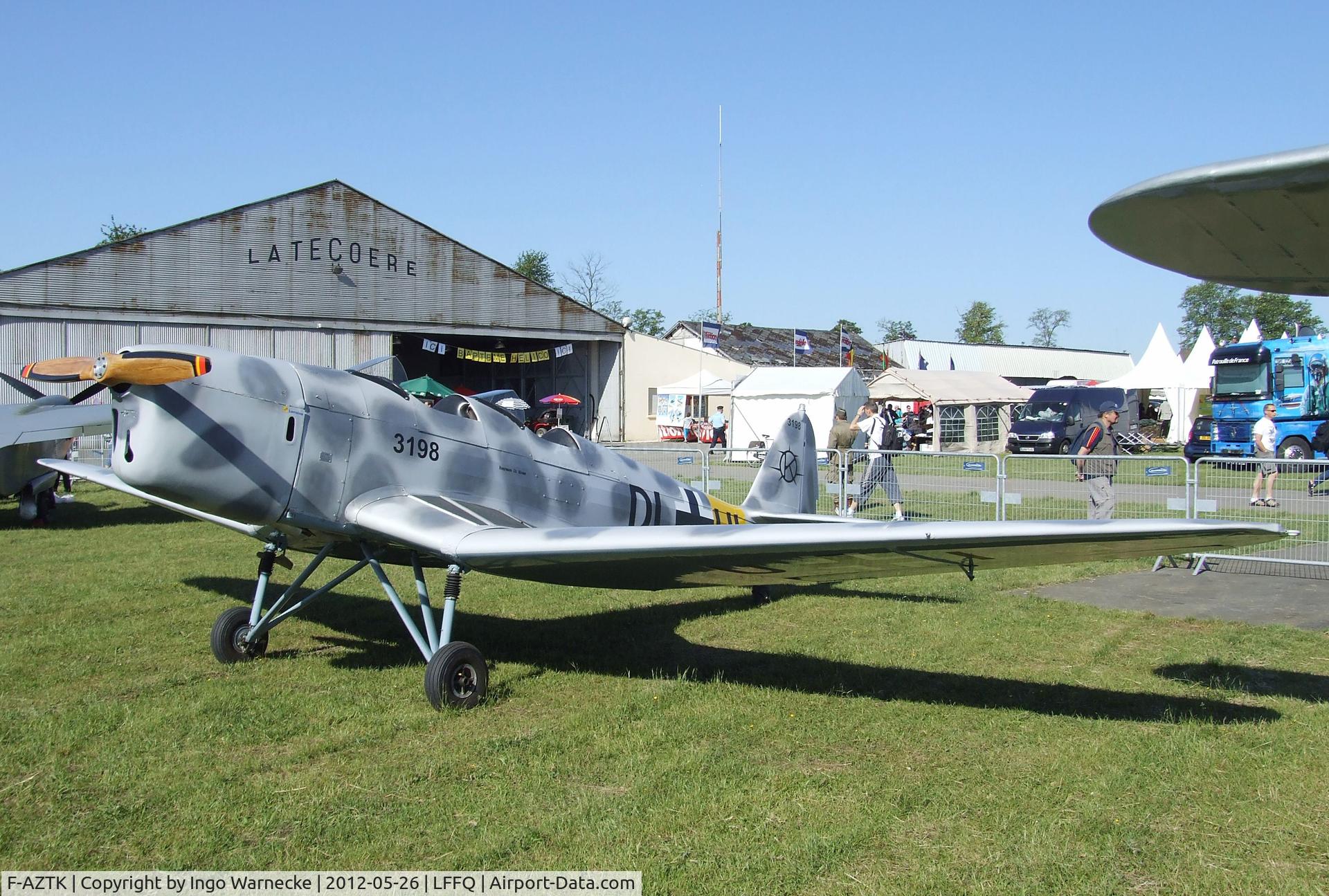 F-AZTK, 1940 Klemm Kl-35D C/N 1854, Klemm Kl 35D at the Meeting Aerien 2012, La-Ferte-Alais