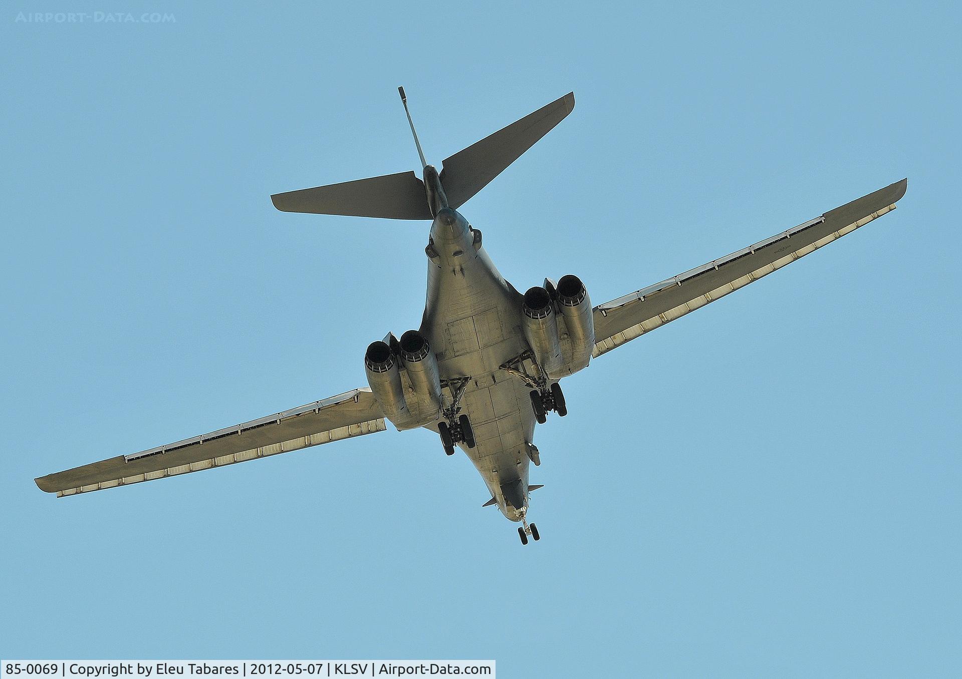 85-0069, 1985 Rockwell B-1B Lancer C/N 29, Taken over Nellis Air Force Base, Nevada.