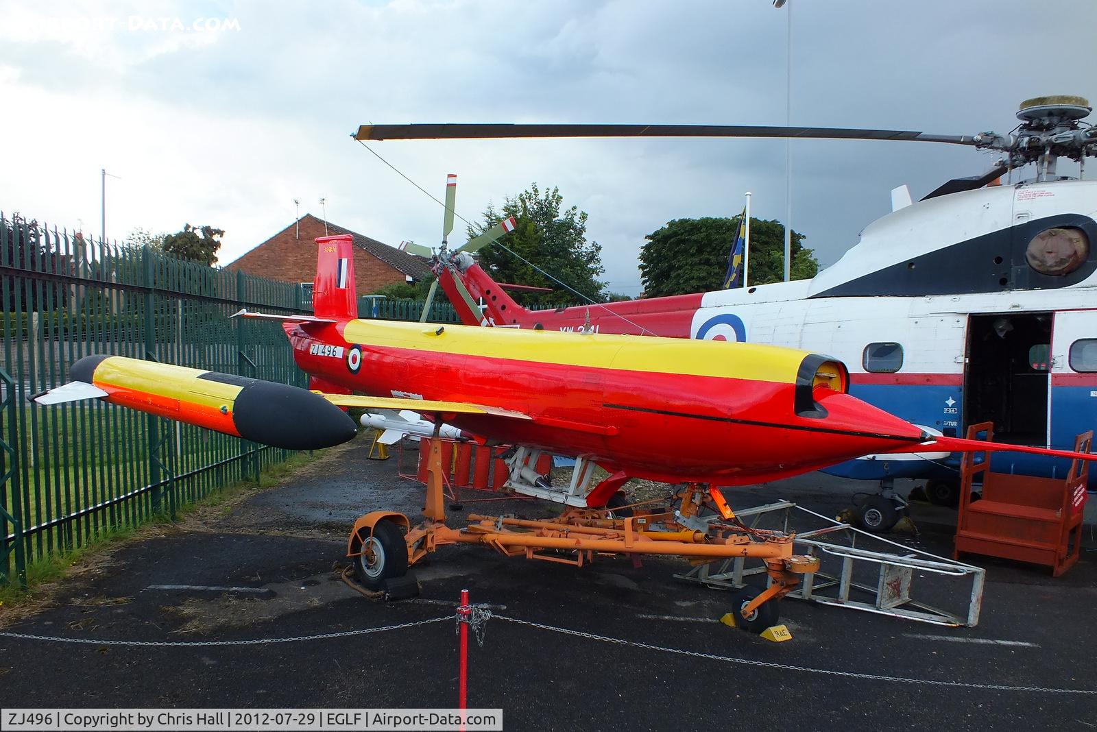 ZJ496, GAF Jindivik Mk.203B C/N Not found ZJ496, Jindivik Target Drone at the Farnborough Air Sciences Trust museum