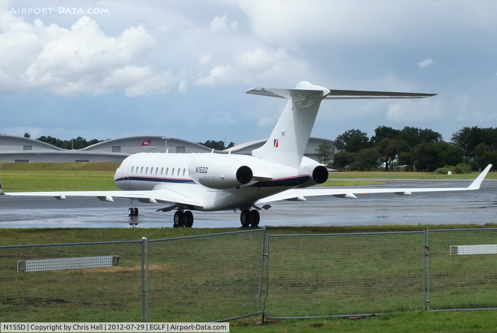N15SD, 2007 Bombardier BD-700-1A10 Global Express C/N 9272, Norlease Inc