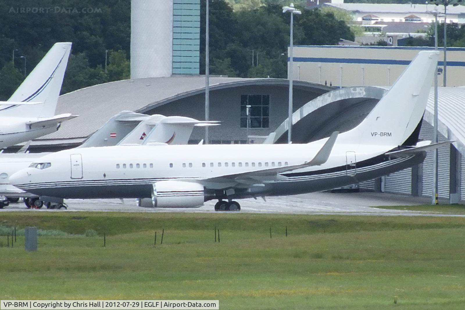 VP-BRM, 1998 Boeing 737-75U C/N 28976, TAG Aviation UK