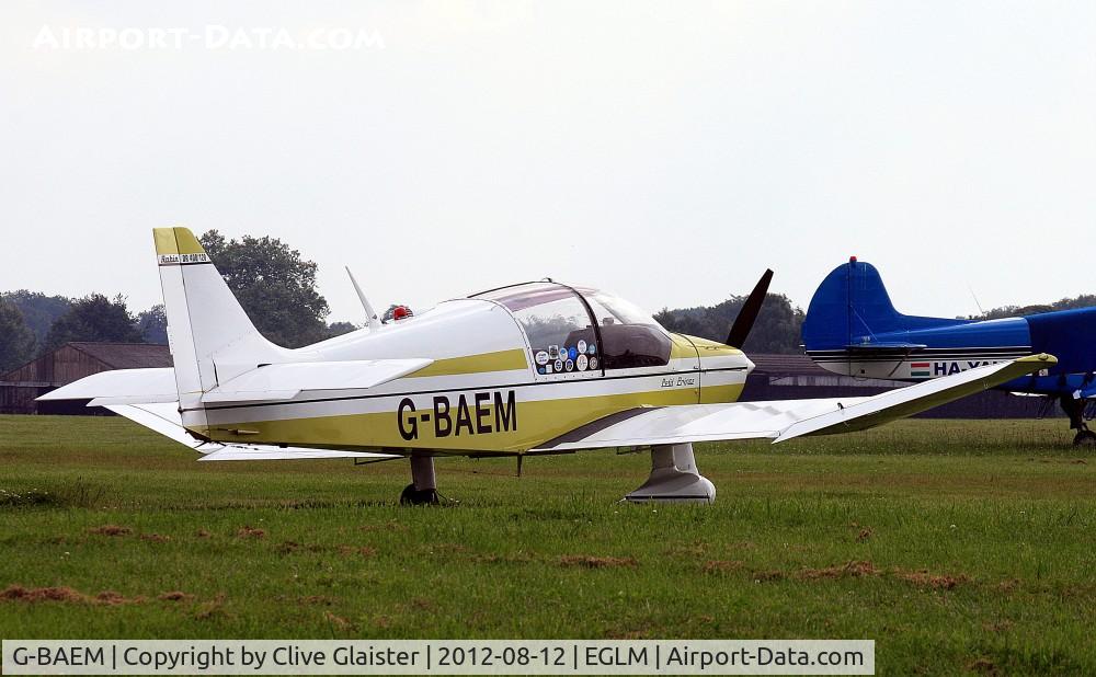 G-BAEM, 1972 Robin DR-400-120 Petit Prince C/N 728, Originally owned to, Aspenair Services Ltd in September 1972 and currently in private hands since April 1990