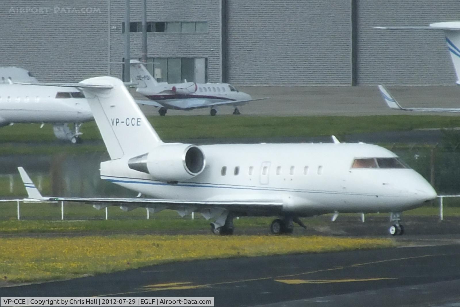 VP-CCE, 2005 Bombardier Challenger 604 (CL-600-2B16) C/N 5622, Parked at Farnborough