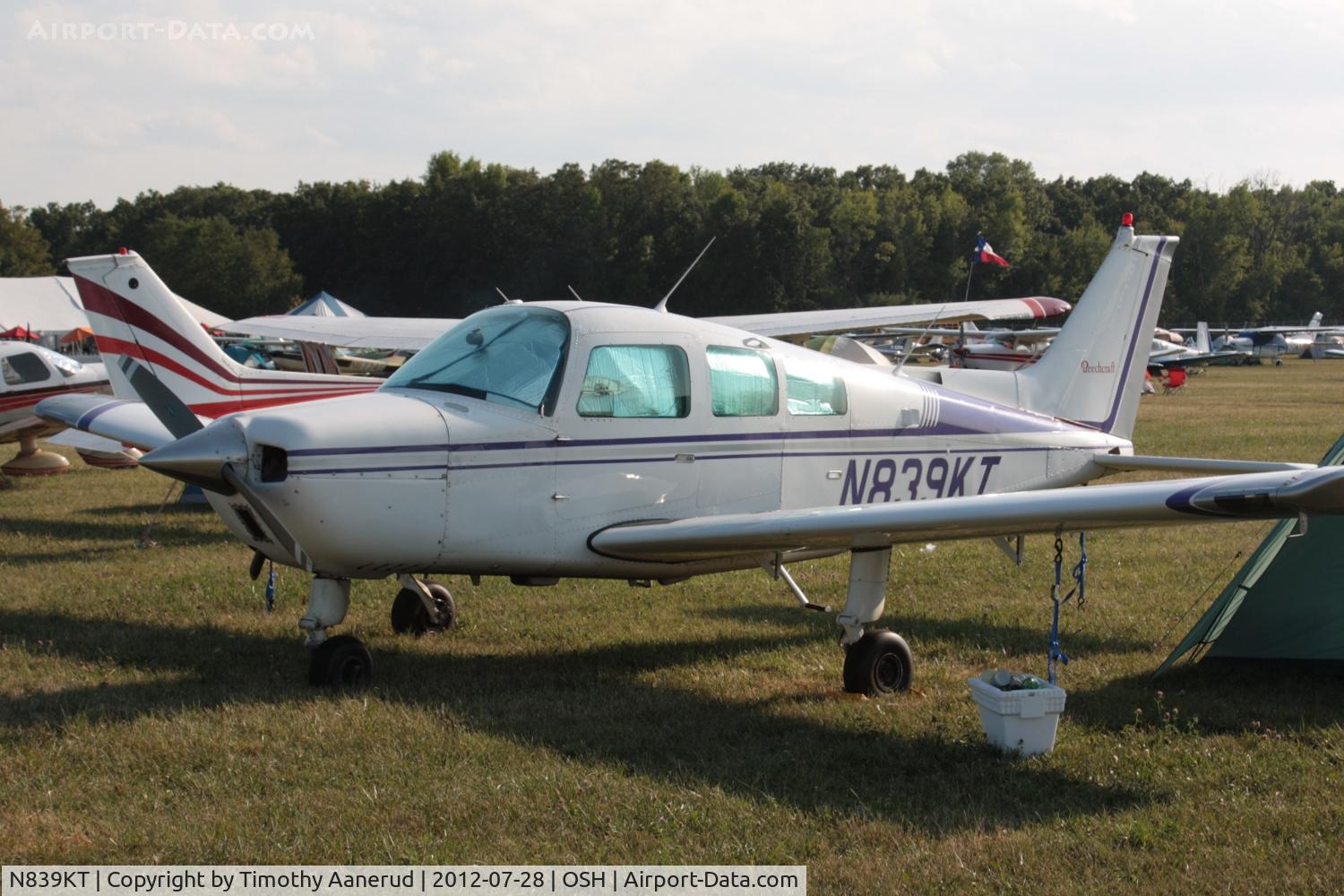 N839KT, 1982 Beech C23 Sundowner 180 C/N M-2352, 1982 Beech C23, c/n: M-2352